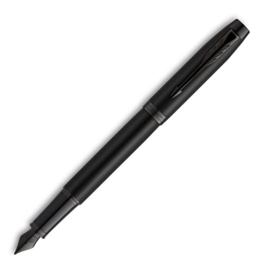 pióro ze stalówką Parker IM Achromatic Black_1.JPG