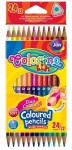 Kredki ołówkowe dwustronne COLORINO Kids - 12+12 kolorów (24 kolory/12 sztuk)