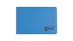 Etui na dokumenty z zabezpieczeniem RFID - niebieskie