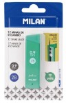 rysiki do ołówka automatycznego milan 0,9mm 2B_f.webp