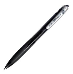 Długopis olejowy PILOT REXGRIP 10R F 0,7 - CZARNY