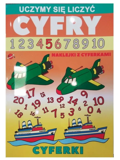 książeczka edukacyjna cyfry cyferki uczymy się liczyć.JPG