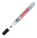 Marker permanentny okrągły SNOWMAN G-12 - czarny
