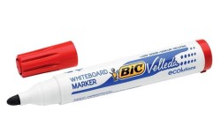 Marker BIC suchościeralny velleda okrągły - CZERWONY