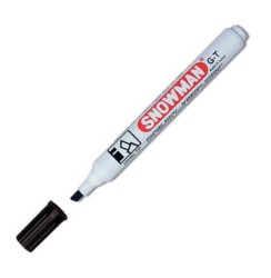 Marker permanentny ścięty SNOWMAN G-T - czarny