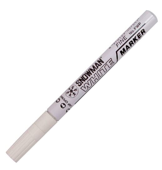 marker olejowy snowman fine średni biały.JPG