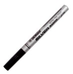 Marker olejowy SNOWMAN cienki Extra Fine 0,5-0,8 mm - srebrny