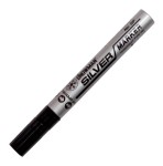 Marker olejowy SNOWMAN gruby 1,5-3,0 mm - srebrny