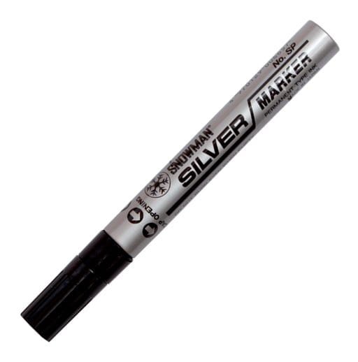 marker olejowy snowman gruby srebrny.JPG