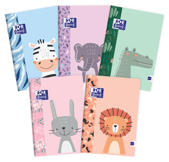 zeszyt oxfrod kids 32-kartkowy w wąkie linie niebieskie.png