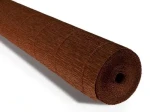 Bibuła krepina Cartotecnica Rossi 50x250 cm 180g - ciemny brąz