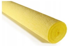 Bibuła krepina Cartotecnica Rossi 50x250 cm 180g - cytrynowy