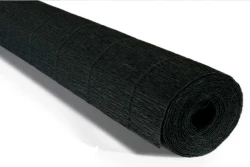 Bibuła krepina Cartotecnica Rossi 50x250 cm 180g - czarna