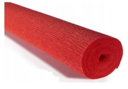 Bibuła krepina Cartotecnica Rossi 50x250 cm 180g - czerwony pomarańcz