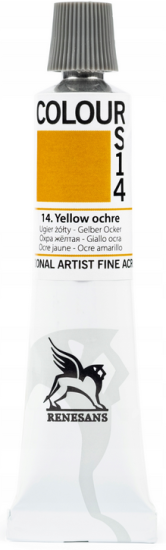 renesans colours 20 ml matowa 14 ugier ochra żółta aksa.PNG