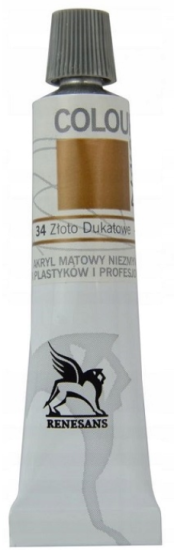 renesans colours 20 ml matowa 34 złoto dukatowe aksa.PNG