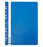 Skoroszyt oczkowy sztywny A4 PCV niebieski - opakowanie 10 sztuk