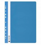 Skoroszyt oczkowy sztywny A4 PCV błękitny - opakowanie 10 sztuk