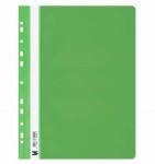 Skoroszyt oczkowy sztywny A4 PCV limonkowy - opakowanie 10 sztuk