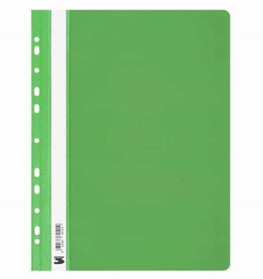 skoroszyt oczkowy A4 limonka jasna zieleń.JPG