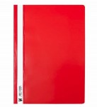 Skoroszyt niewpinany sztywny A4 PCV czerwony - opakowanie 10 sztuk