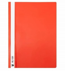 Skoroszyt niewpinany sztywny A4 PCV pomarańczowy - opakowanie 10 sztuk