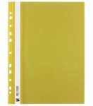 Skoroszyt oczkowy miękki A4 PP żółty - opakowanie 10 sztuk