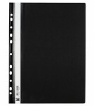 Skoroszyt oczkowy miękki A4 PP czarny - opakowanie 10 sztuk