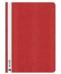Skoroszyt niewpinany miękki A4 PP czerwony - opakowanie 10 sztuk