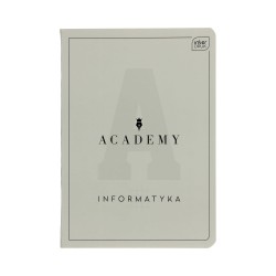 Zeszyt przedmiotowy A5 Interdruk Academy 60 kartkowy kratkę - informatyka
