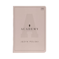 Zeszyt przedmiotowy A5 Interdruk Academy 60 kartkowy w szerokie linie - język polski