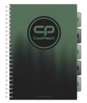 Kołozeszyt z przekładkami A4 CoolPack Gradient Grass 100-kartkowy w kratkę