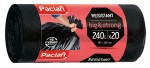Worki na śmieci Paclan Big & Strong 240l - 20 sztuk