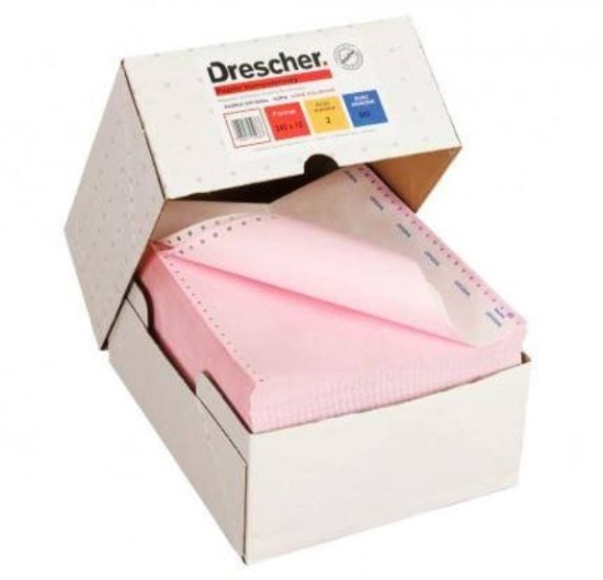 papier komputerowy drescher 1 plus 1 240 z nadrukiem oryginał kopia 900 składek.JPG