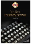 Kalka maszynowa czarna KOH-I-NOOR A4 - opakowanie 25 arkuszy