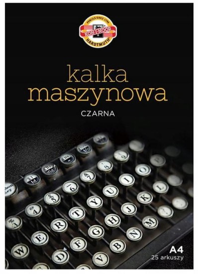kalka maszynowa koh i noor czarna 25 arkuszy a4.JPG