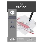 Kalka kreślarska Canson A3 90g - blok 10 arkuszy