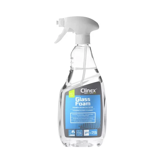 clinex glass pianka do mycia szyb 1l.webp