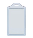 Identyfikator / holder PVC Argo bez taśmy - niebieski