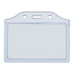 Identyfikator / holder PVC Argo bez taśmy - niebieski