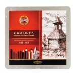 zestaw artystyczny art set koh i noor gioconda sepie pastele węgiel ołówek 24 elementy.jpg