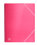 album ofertowy na spirali Oxford A4 20 koszulek_malinowy.png