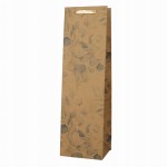torebka prezentowa na butelkę incood brązowe z nadrukiem kwiaty_WZÓR 02.jpg