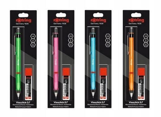 ołówek rotring 0.7 w zestawie z grafitami 0.7mm.JPG