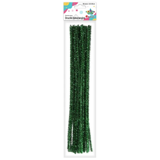 druciki titanum craft fun series metalizowane 25 sztuk 30cm zielony.jpeg