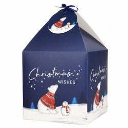 Świąteczne pudełko na prezent Incood składane - 11 x 11 x 14 cm