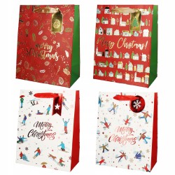 Torebka prezentowa świąteczna Incood 18 x 23 x 10 cm - różne wzory