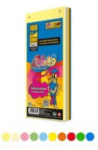 Przekładki do segregatora papierowe kolorowe Pastello 1/3 A4 - mix 10 kolorów - 100 sztuk