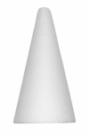 Stożek styropianowy - wysokość 200 mm Ø 78 mm