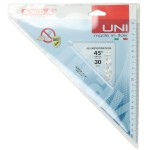 Ekierka równoramienna ARDA 90, 45, 45 stopni - 20,5 cm